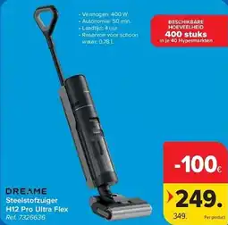 Carrefour Dream Steelstofzuiger H12 Pro Ultra Flex aanbieding