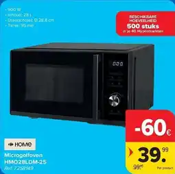 Carrefour Home Microgolfoven HMO28LDM-25 aanbieding