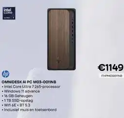 CompuDeals Hp omnidesk AI PC M03-0011NB aanbieding