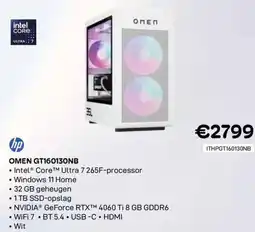 CompuDeals Hp omen GT160130NB aanbieding