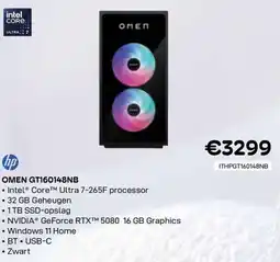 CompuDeals Hp omen GT160148NB aanbieding