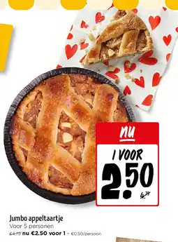 Jumbo Jumbo appeltaartje aanbieding