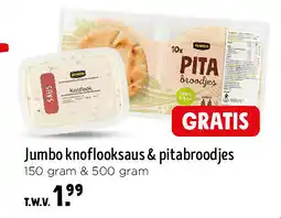 Jumbo Jumbo knoflooksaus & pitabroodjes aanbieding