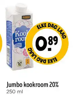 Jumbo Jumbo kookroom 20% aanbieding