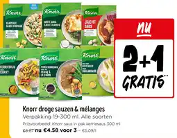 Jumbo Knorr droge sauzen & mélanges aanbieding