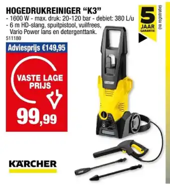 HOGEDRUKREINIGER K3