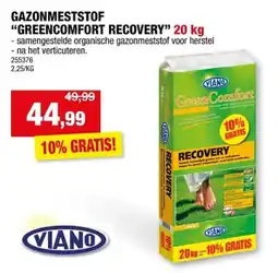 Hubo GAZONMESTSTOF GREENCOMFORT RECOVERY 20 kg aanbieding