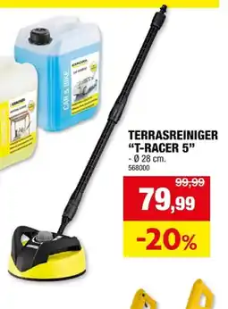 Hubo TERRASREINIGER T-RACER 5 aanbieding