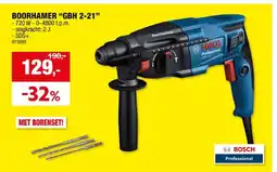 Hubo BOORHAMER GBН 2-21 aanbieding