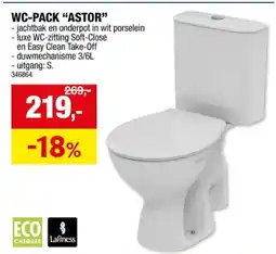 Hubo WC-PACK ASTOR aanbieding