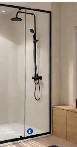 Hubo SCHUIFDEUR DOUCHE SPOT 100 x 185 cm aanbieding