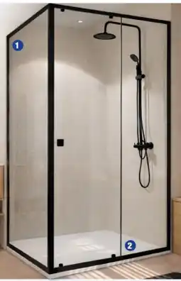 Hubo DOUCHEWAND SPOT 90 х 185 cm aanbieding