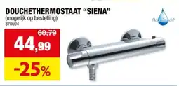 Hubo DOUCHETHERMOSTAAT “SIENA aanbieding