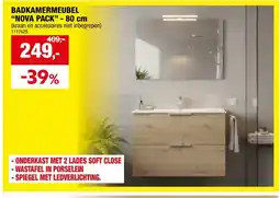 Hubo BADKAMERMEUBEL NOVA PAАСК - 80 cm aanbieding