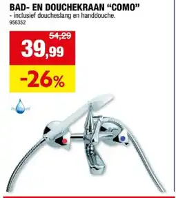 Hubo BAD- EN DOUCHEKRAAN “COМО” aanbieding