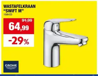 Hubo WASTAFELKRAAN SWIFT М aanbieding