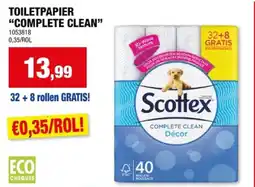 Hubo TOILETPAPIER COMPLETE CLEAN aanbieding