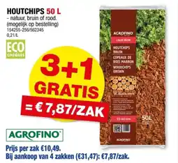 Hubo HOUTCHIPS 50 L aanbieding