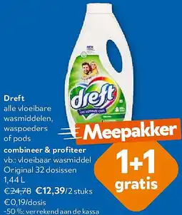 OKay Dreft alle vloeibare wasmiddelen aanbieding