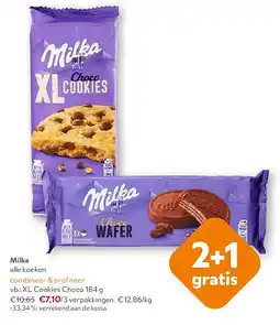 OKay Milka XL Cookies Choco 184 g aanbieding