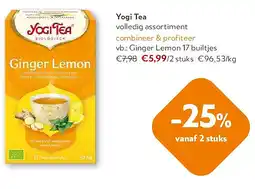 OKay Yogi Tea Ginger Lemon 17 builtjes aanbieding