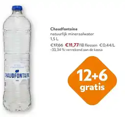 OKay Chaudfontaine natuurlijk mineraalwater 1,5 L aanbieding