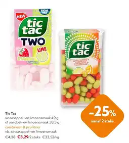 OKay Tic Tac sinaasappel- en limoensmaak 49 g aanbieding
