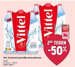 Delhaize Niet-bruisend natuurlijk mineraalwater aanbieding