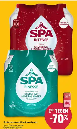 Delhaize Bruisend natuurlijk mineraalwater aanbieding