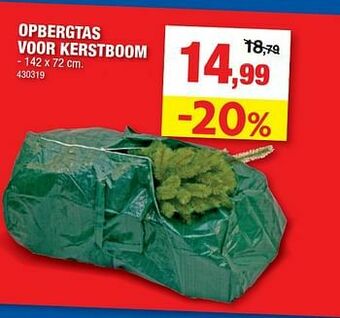 Hubo Opbergtas voor kerstboom aanbieding