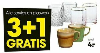 Kwantum Alle servies en glaswerk aanbieding