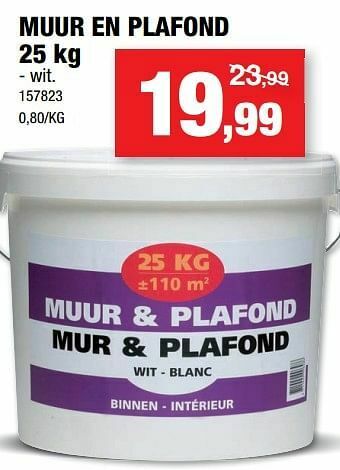 Hubo Muur en plafond aanbieding