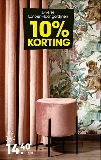 Kwantum Diverse kant-en-klaar gordijnen aanbieding