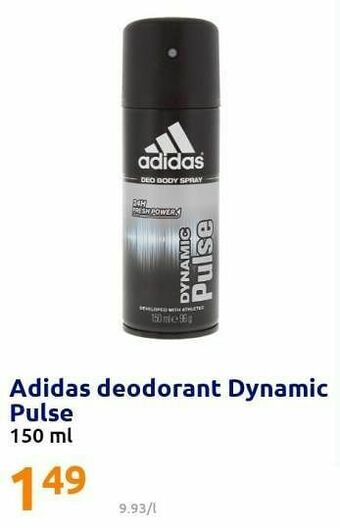 Action Adidas deodorant dynamic pulse aanbieding