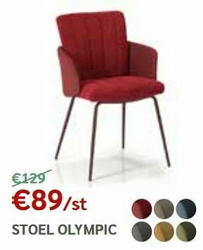 Crack Stoel olympic aanbieding