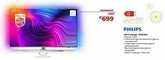 Exellent Philips uhd tv ambilight pq43pus853612 aanbieding