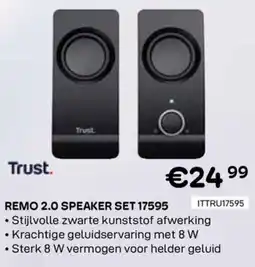 CompuDeals Trust Remo 2.0 Speaker Set 17595 aanbieding