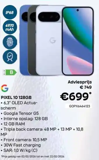 Pixel 10 128 GB