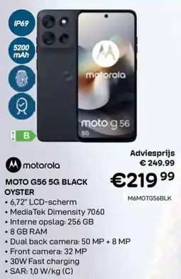 CompuDeals Motorola Moto G56 5G Black Oyster aanbieding