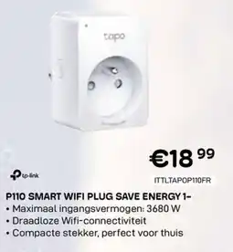 CompuDeals tp-link P110 Smart WiFi Plug Save Energy 1 aanbieding