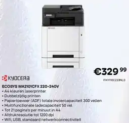 CompuDeals Kyocera Ecosys MA2101CFX 220-240V aanbieding