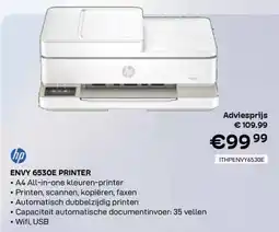 CompuDeals hp Envy 6530E Printer aanbieding
