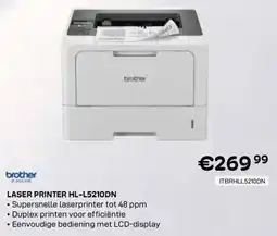 CompuDeals brother Laser Printer HL-L5210DN aanbieding