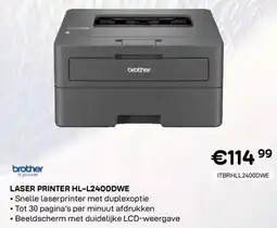 CompuDeals brother Laser Printer HL-L2400DWE aanbieding