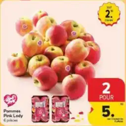 Carrefour Market Pommes Pink Lady aanbieding