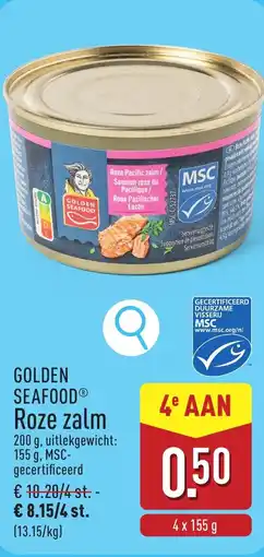 ALDI Golden seafood roze zalm aanbieding