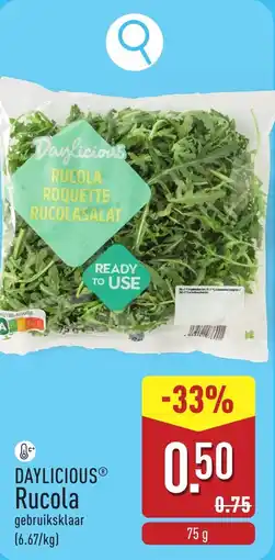 ALDI Daylicious rucola aanbieding