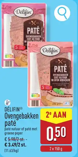 ALDI Délifin Ovengebakken paté aanbieding