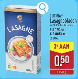 ALDI Cucina Lasagnebladen aanbieding