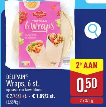 ALDI Délipain wraps aanbieding